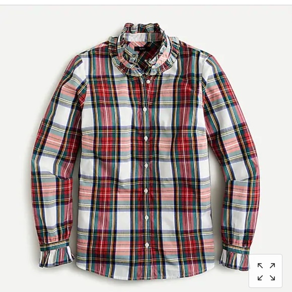J. Crew Ruffleneck Boy Fit Shirt - Picture 3 of 5